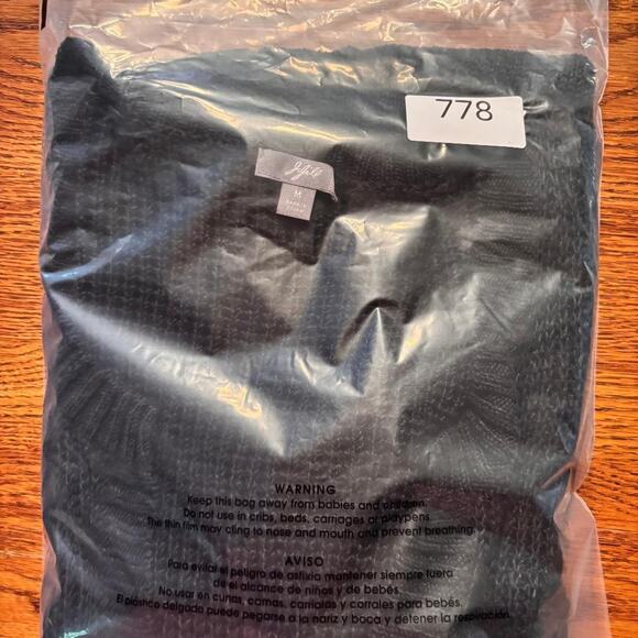 J Jill Sweater Cardigan Midi Black 55% Linen Women's Size M Boho - Picture 8 of 8